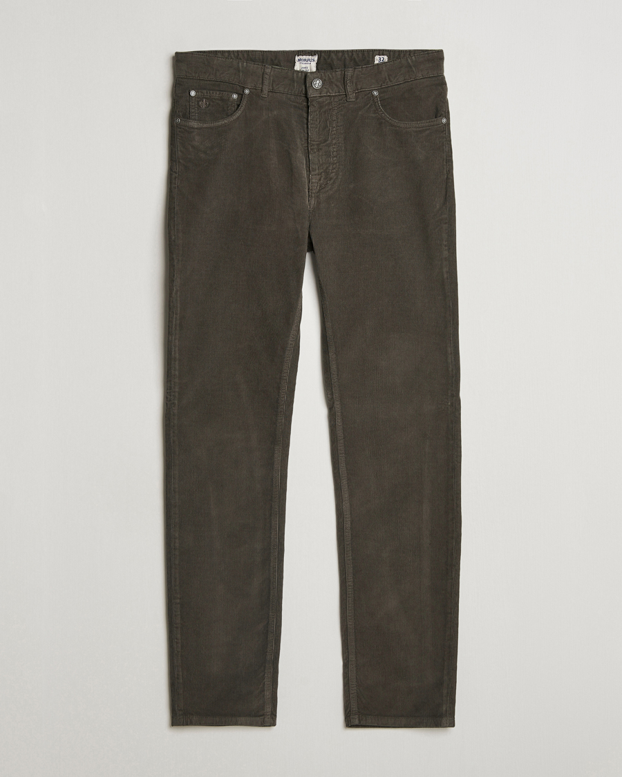 Herr | Byxor | Morris | James Corduroy 5-Pocket Pant Olive