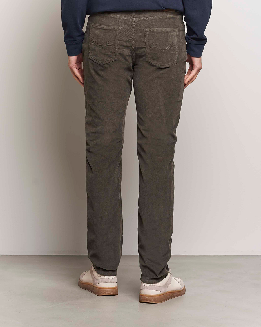 Herr | Byxor | Morris | James Corduroy 5-Pocket Pant Olive