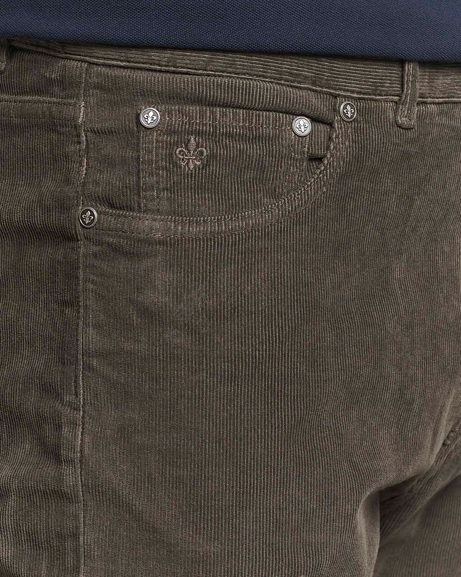 Herr | Byxor | Morris | James Corduroy 5-Pocket Pant Olive