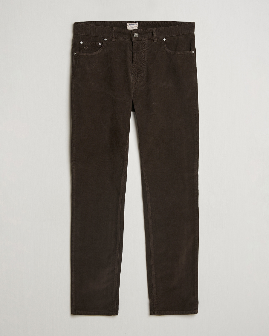 Herr | Byxor | Morris | James Corduroy 5-Pocket Pant Brown