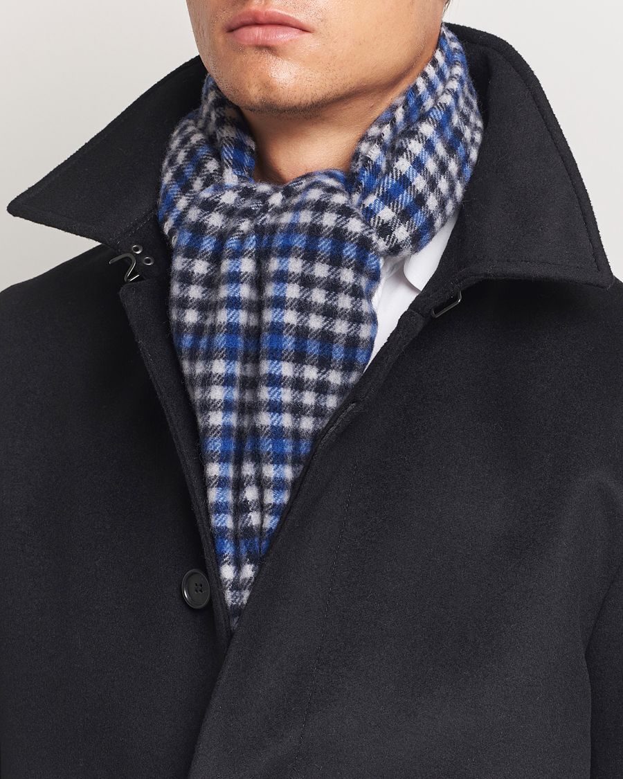 Herr | Morris Barry Check Scarf Grey | Morris | Barry Check Scarf Grey