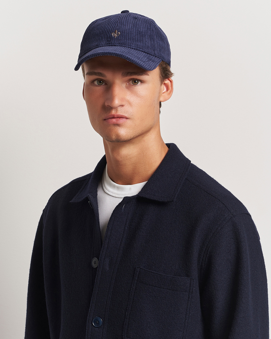 Herr | Morris Lily Corduroy Cap Blue | Morris | Lily Corduroy Cap Blue