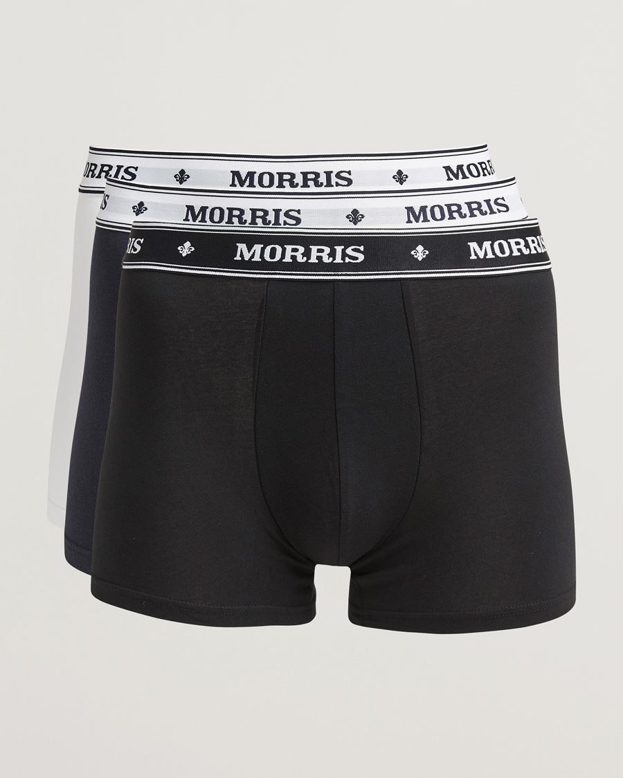 Herr | Underkläder | Morris | 3-Pack Boxer Briefs White/Black/Navy