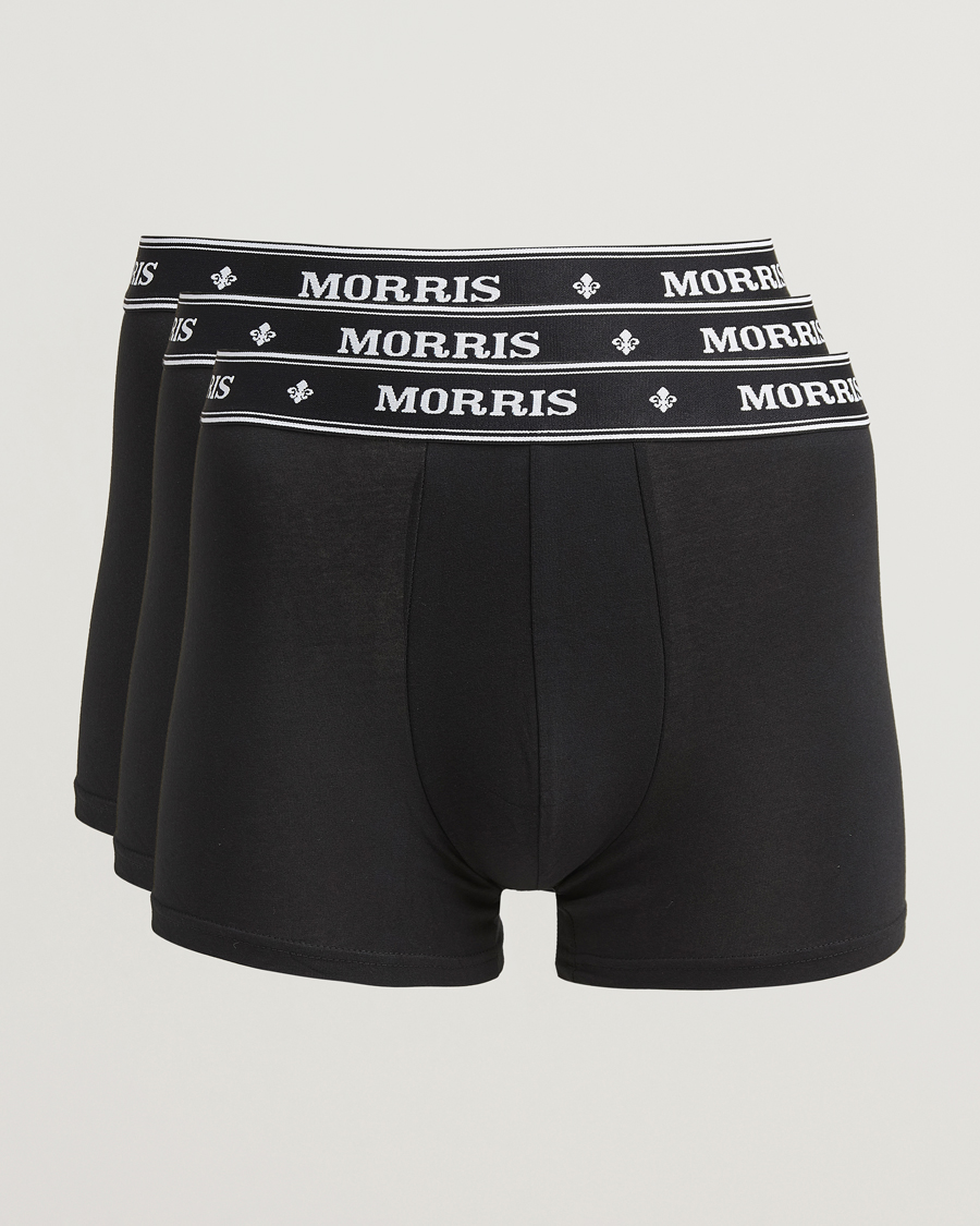 Herr | Underkläder | Morris | 3-Pack Boxer Briefs Black