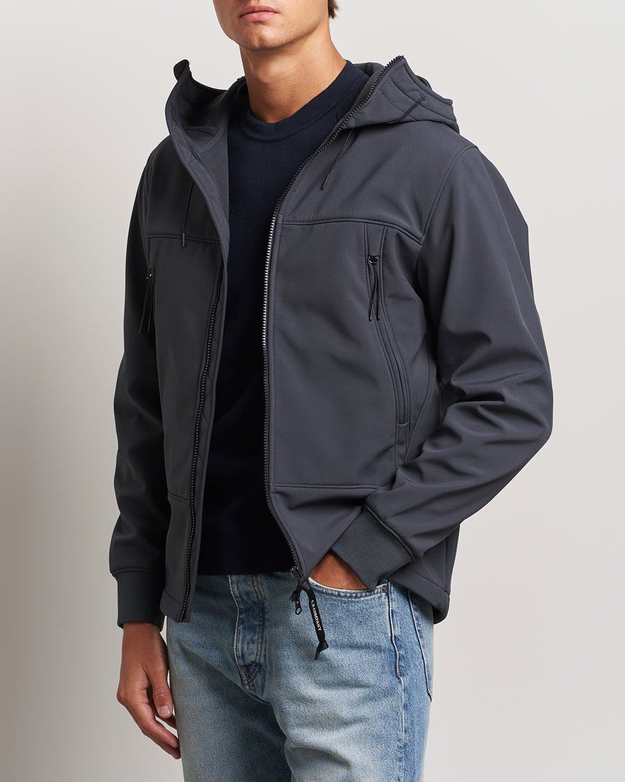 Herr | Jackor | C.P. Company | CP Shell Hooded Jacket Grey Black