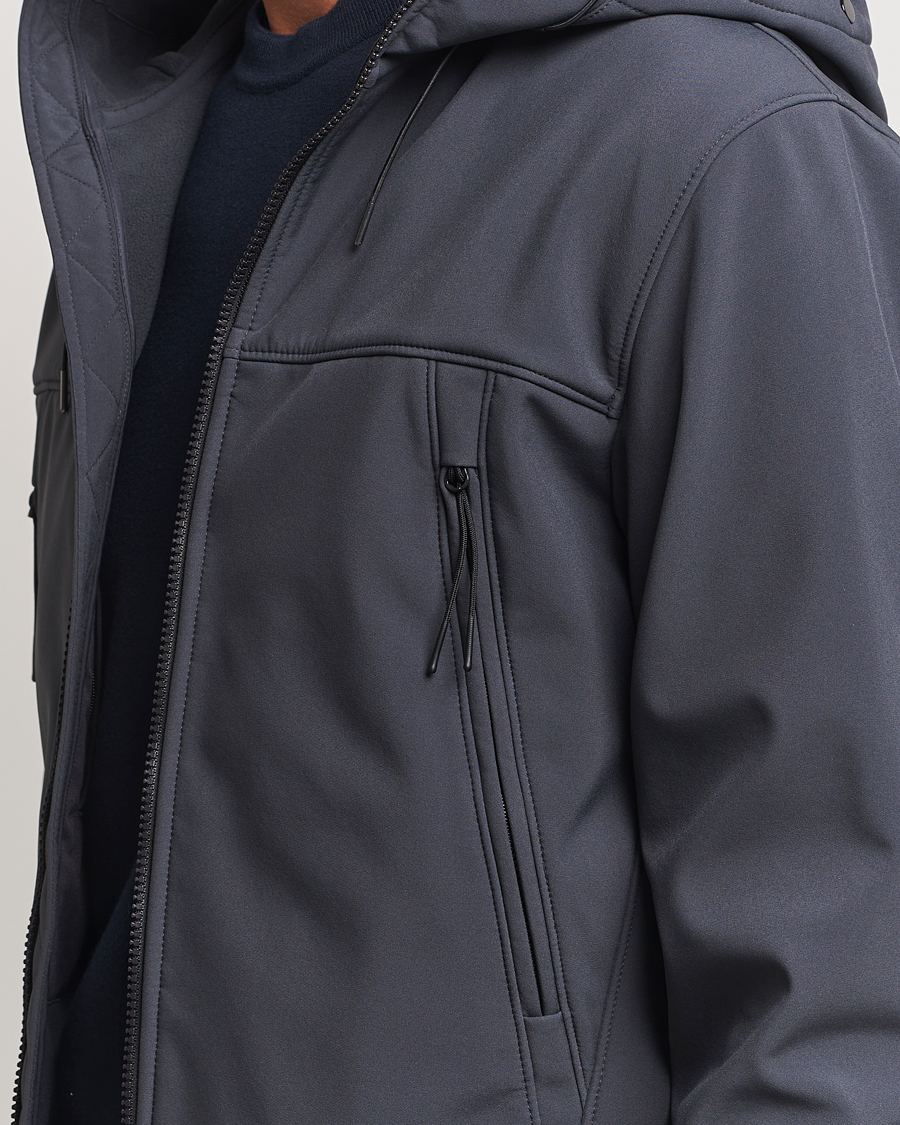 Herr | Jackor | C.P. Company | CP Shell Hooded Jacket Grey Black