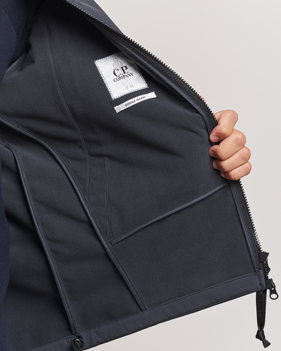 Herr | Jackor | C.P. Company | CP Shell Hooded Jacket Grey Black