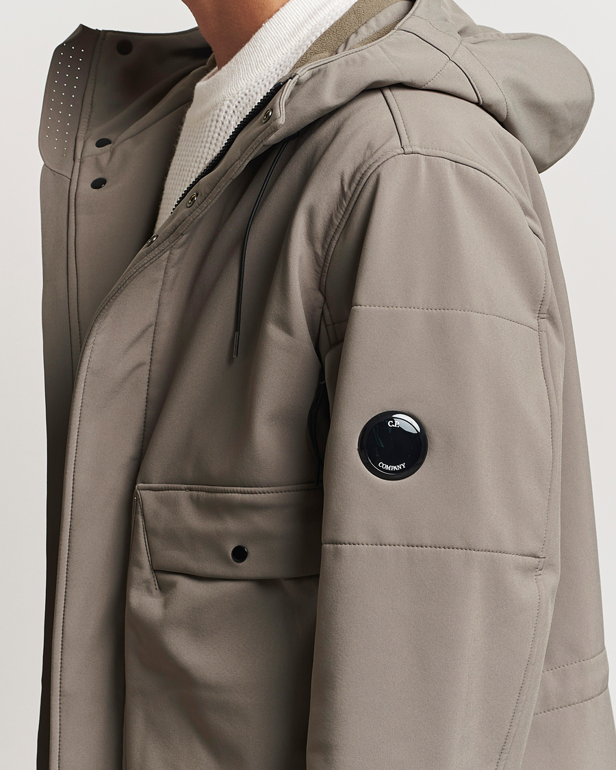 Herr | Jackor | C.P. Company | CP Shell Long Hooded Jacket Mud Green