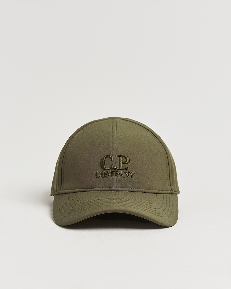 Herr | C.P. Company CP Shell Baseball Cap Olive | C.P. Company | CP Shell Baseball Cap Olive