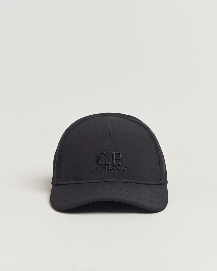 Herr | C.P. Company CP Shell Baseball Cap Black | C.P. Company | CP Shell Baseball Cap Black