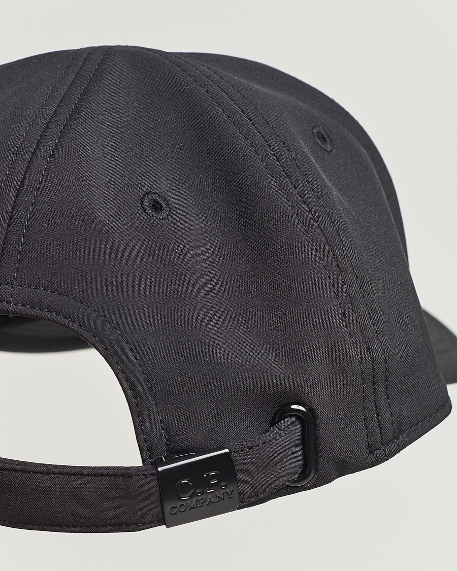 Herr | C.P. Company CP Shell Baseball Cap Black | C.P. Company | CP Shell Baseball Cap Black