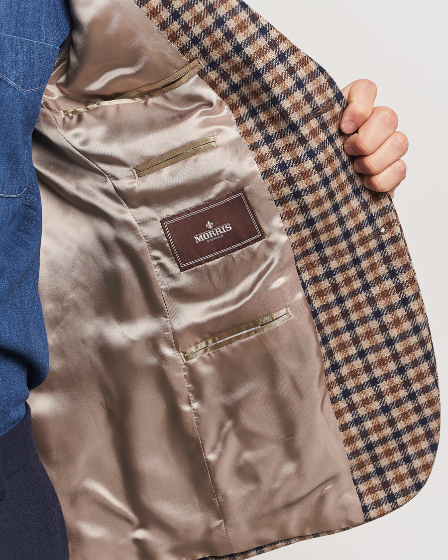 Herr | Kavajer | Morris Heritage | Wool Tweed Blazer Navy