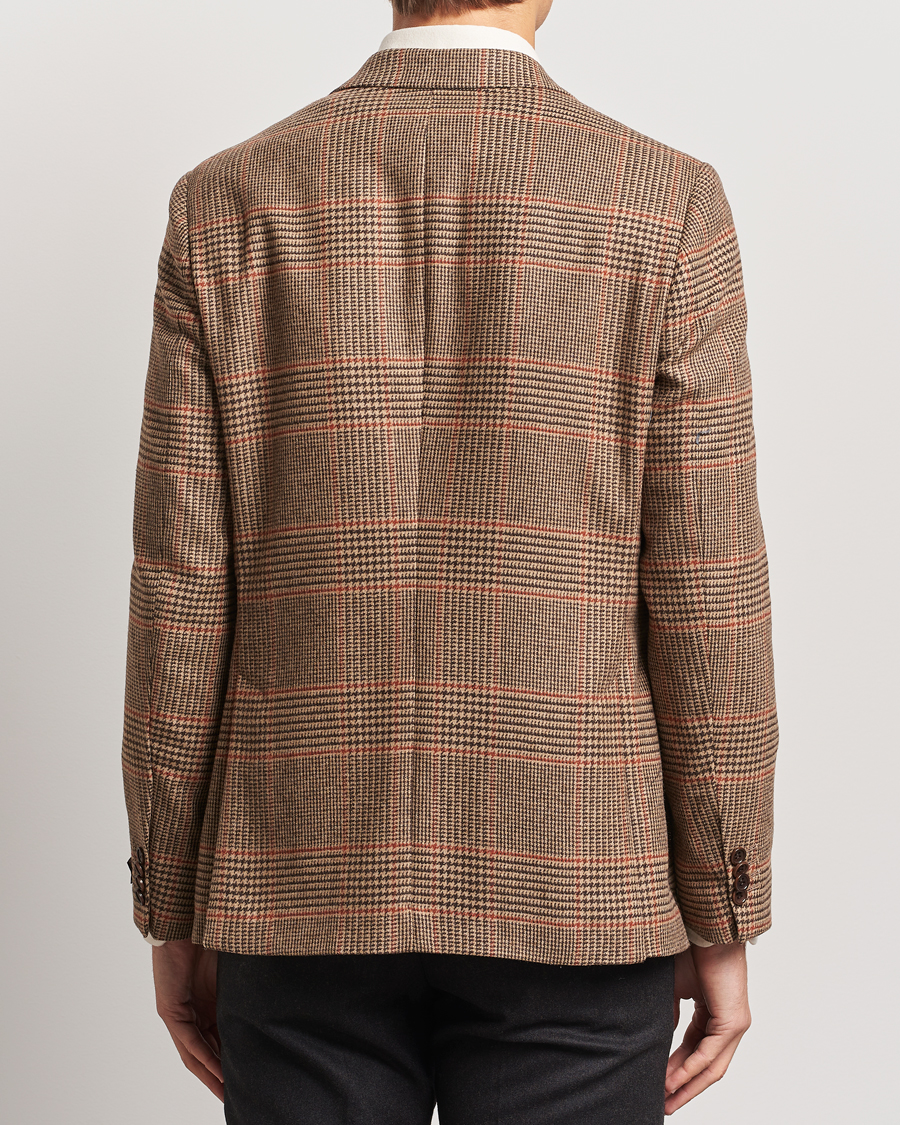 Herr | Kavajer | Morris Heritage | Prince of Wales Tweed Blazer Brown