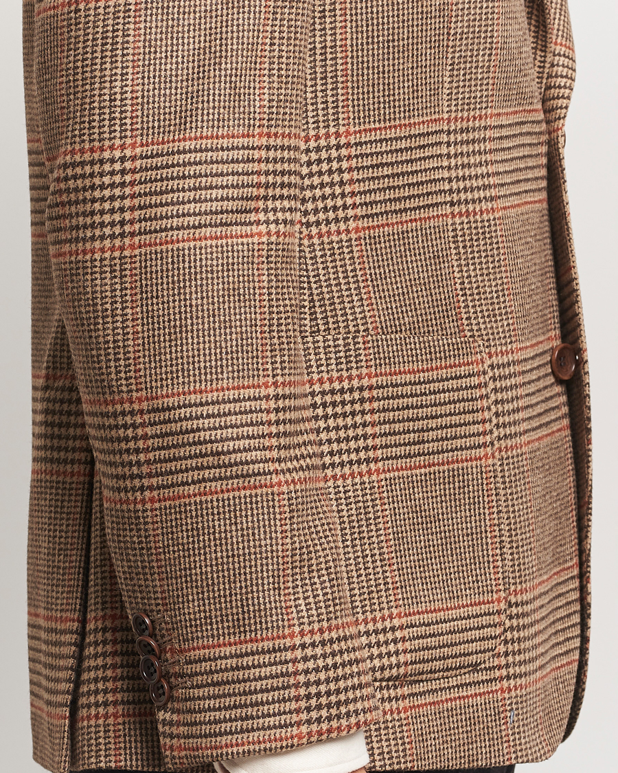 Herr | Kavajer | Morris Heritage | Prince of Wales Tweed Blazer Brown