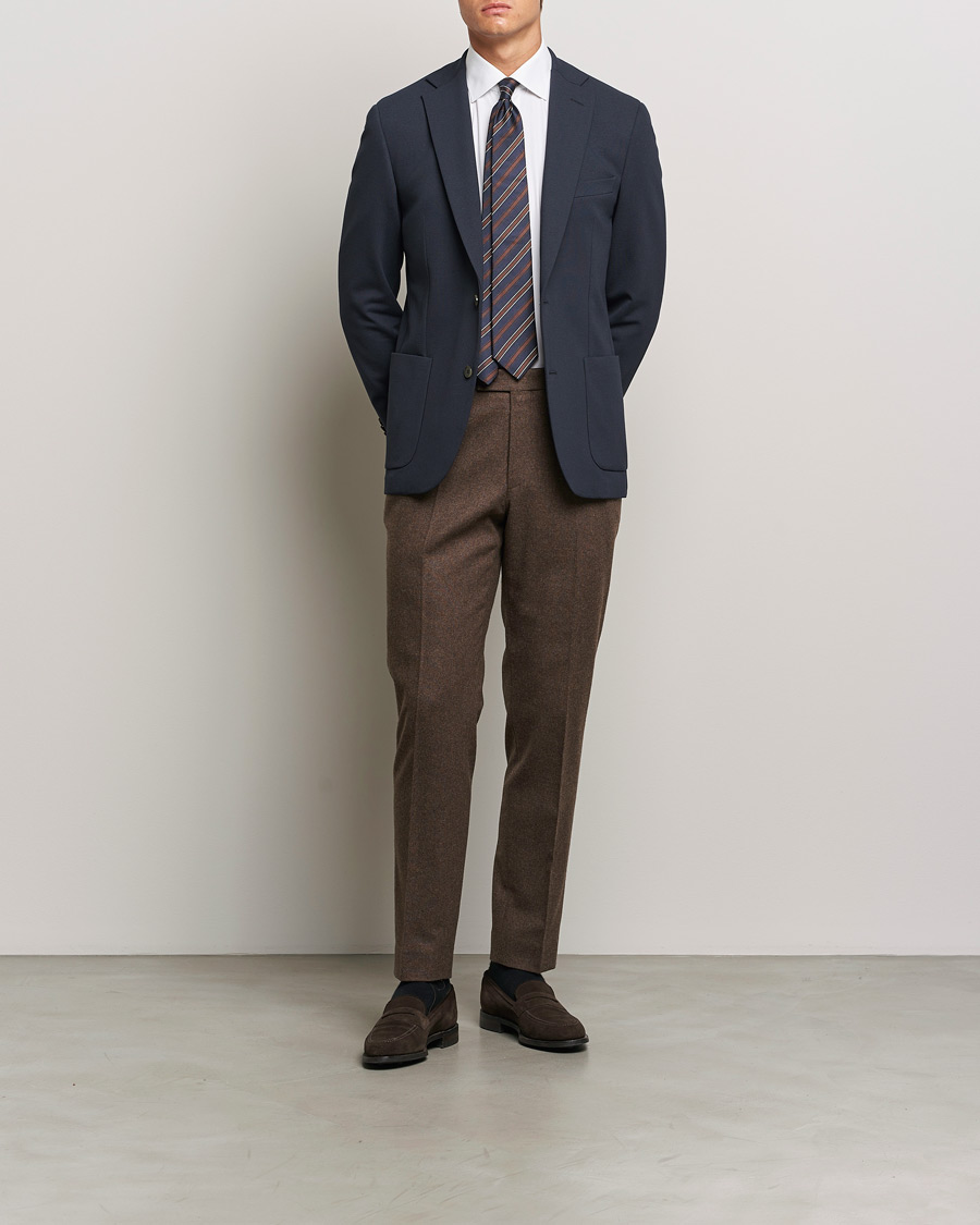 Herr | Kavajer | Morris Heritage | Soft Jersey Blazer Navy