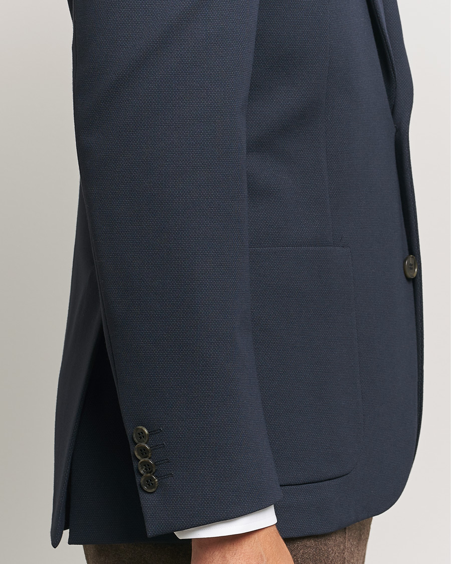 Herr | Kavajer | Morris Heritage | Soft Jersey Blazer Navy