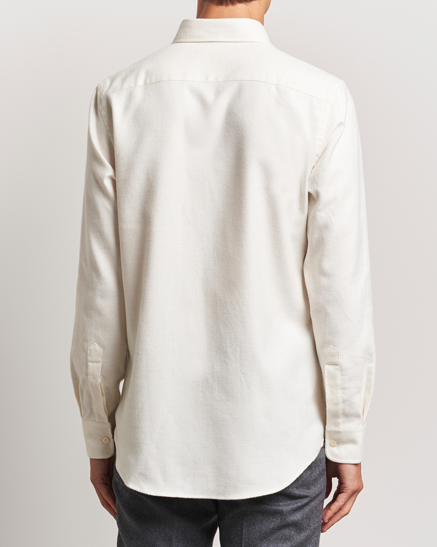 Herr | Skjortor | Morris Heritage | Soft Lama Slim Fit Shirt Off White