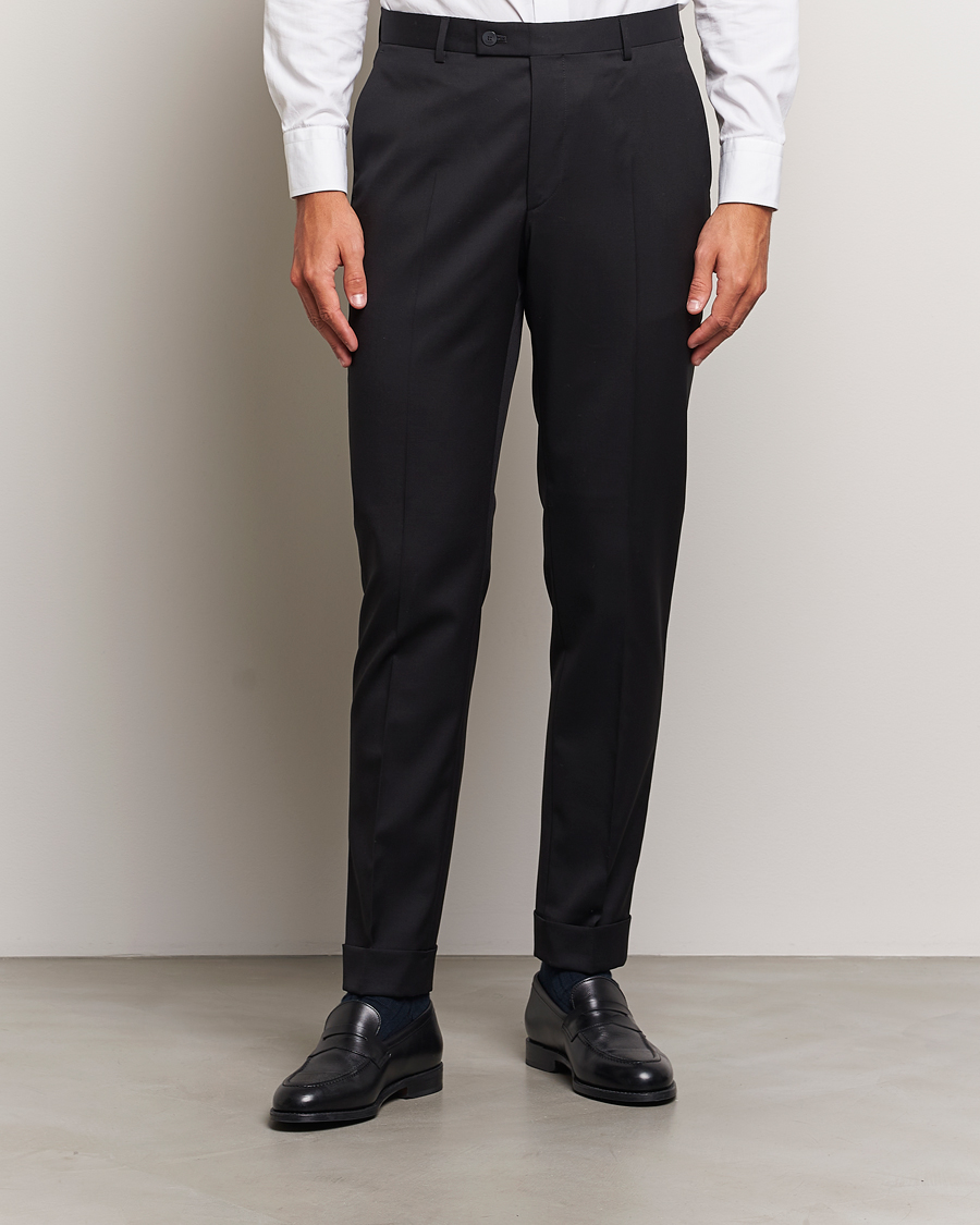 Herr | Byxor | Morris Heritage | Morris Jack Prestige Trousers Black