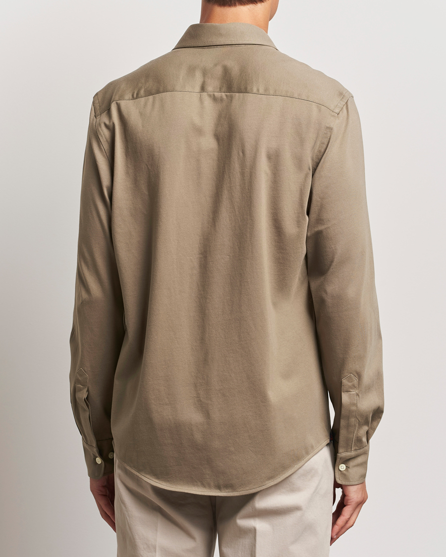 Herr | Skjortor | Morris | Dressed Jersey Shirt Olive