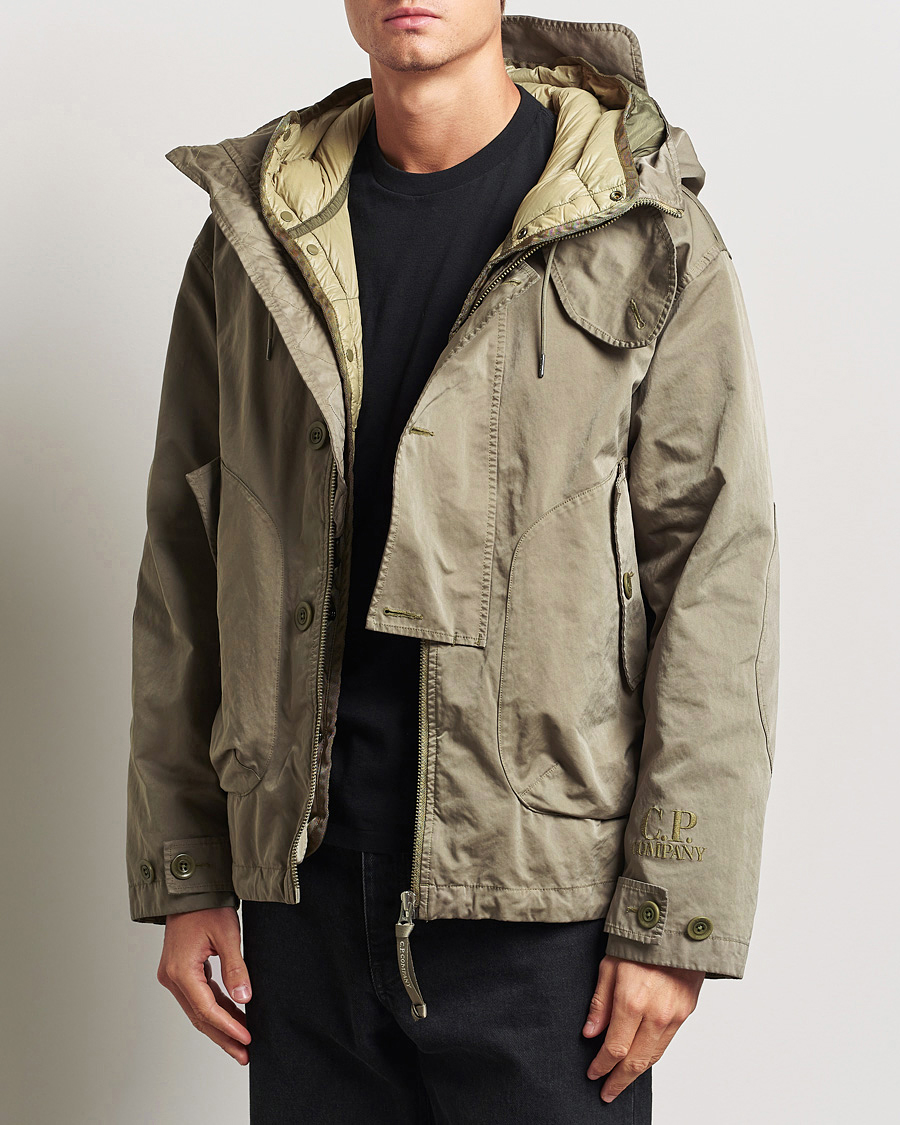 Herr | Jackor | C.P. Company | Micro Kei Padded Jacket Dark Taupe