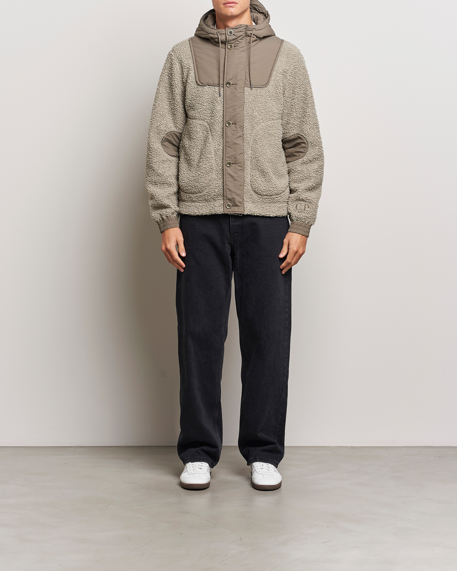 Herr | Jackor | C.P. Company | Polar Shell Fleece Jacket Beige