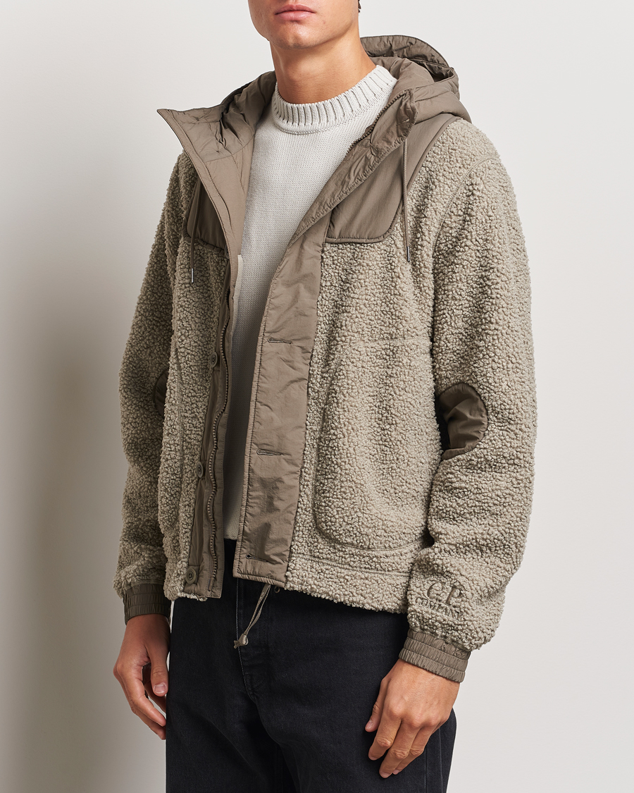 Herr | Jackor | C.P. Company | Polar Shell Fleece Jacket Beige