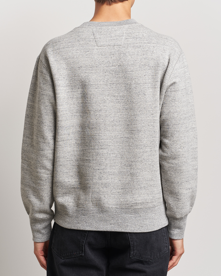 Herr | Tröjor | C.P. Company | Japanese Fleece Logo Sweatshirt Grey Melange