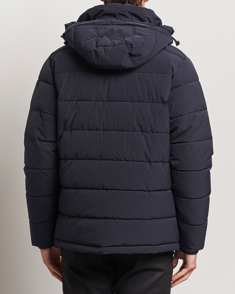 Herr | Jackor | Oscar Jacobson | Hooded Puffer Jacket Navy