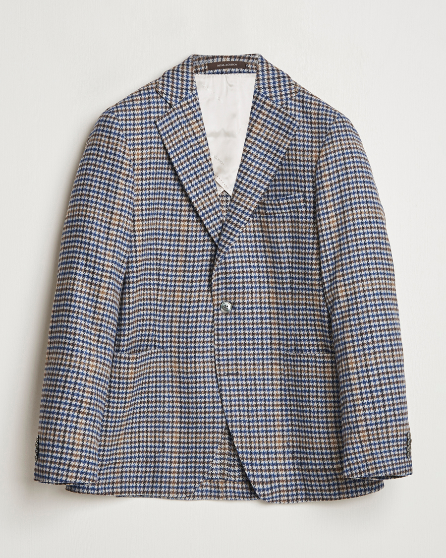 Herr | Kavajer | Oscar Jacobson | Ferry Check Wool Blazer Multi