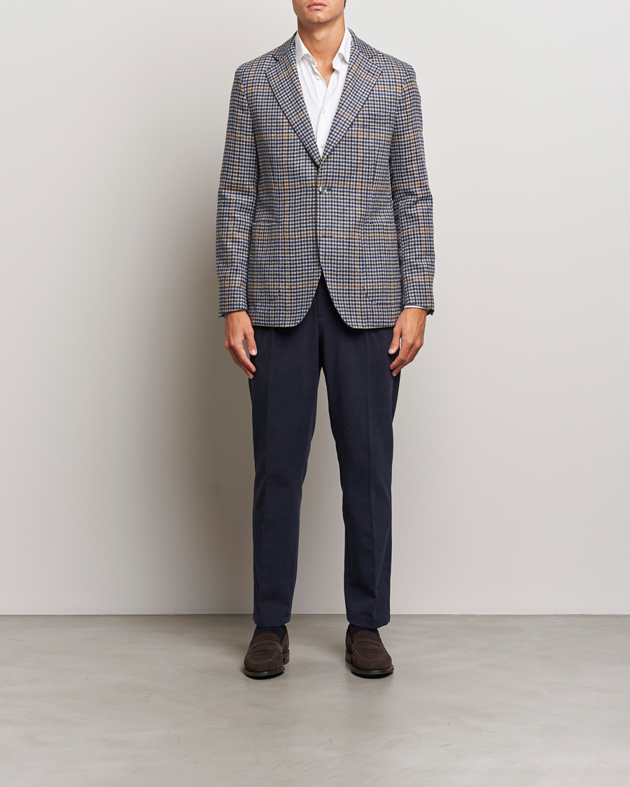 Herr | Kavajer | Oscar Jacobson | Ferry Check Wool Blazer Multi