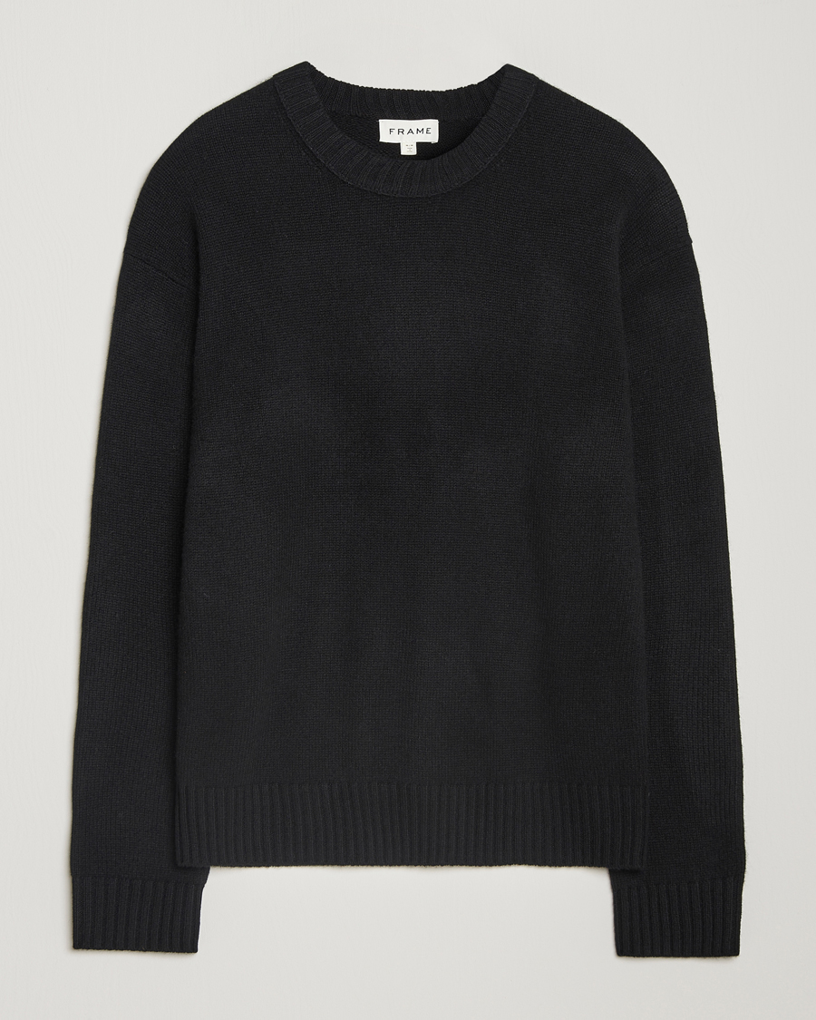 Herr | Tröjor | FRAME | Cashmere Sweater Noir