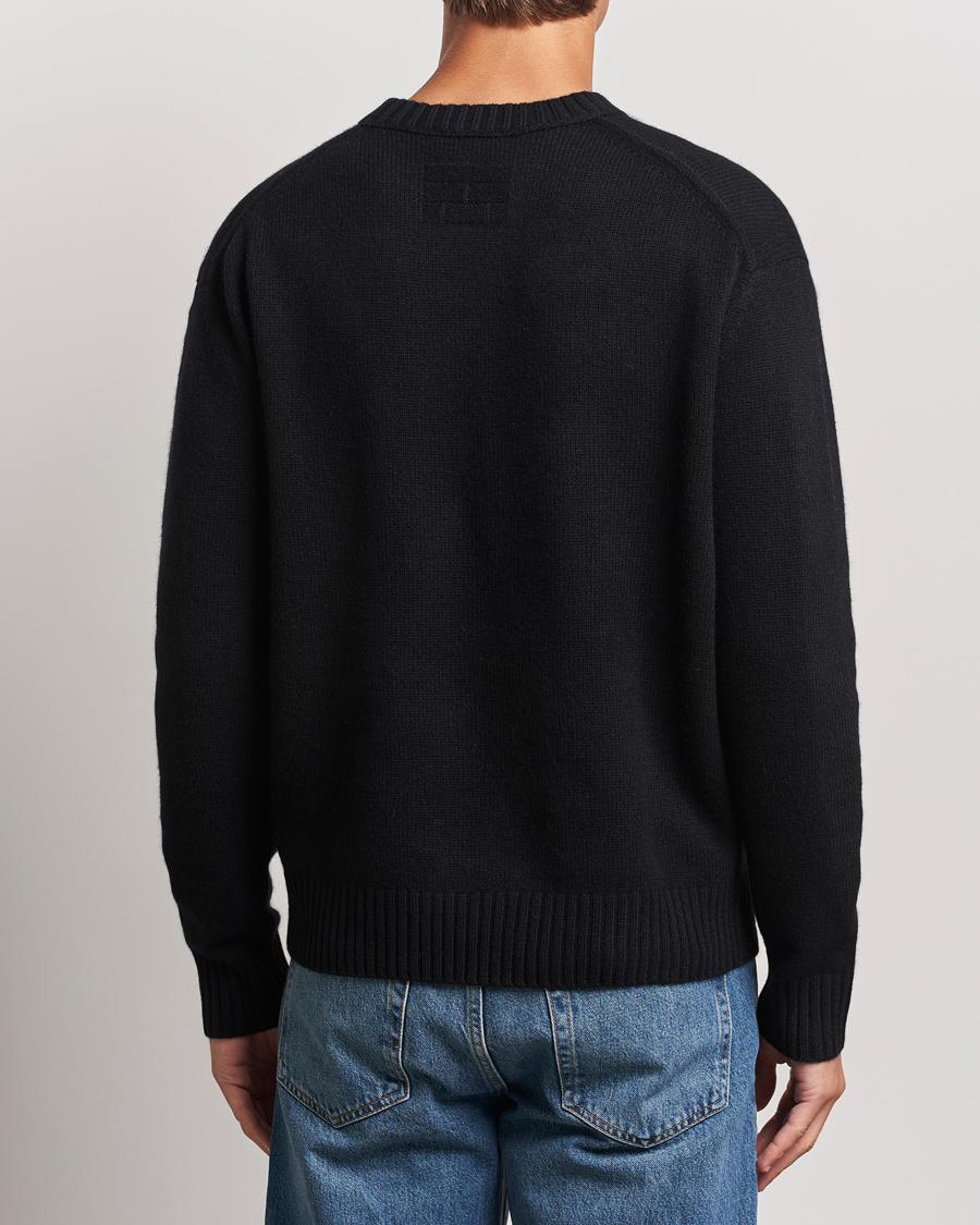 Herr | Tröjor | FRAME | Cashmere Sweater Noir