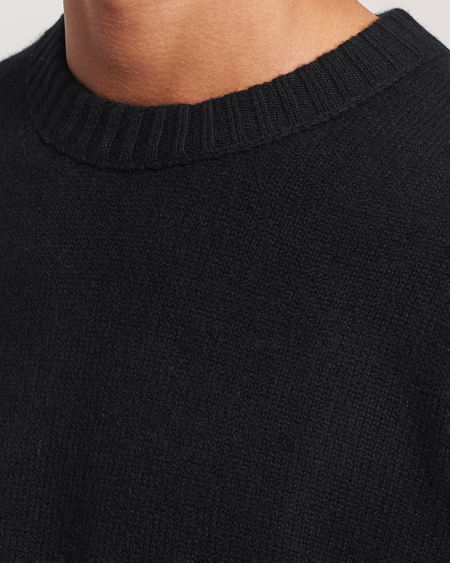 Herr | Tröjor | FRAME | Cashmere Sweater Noir