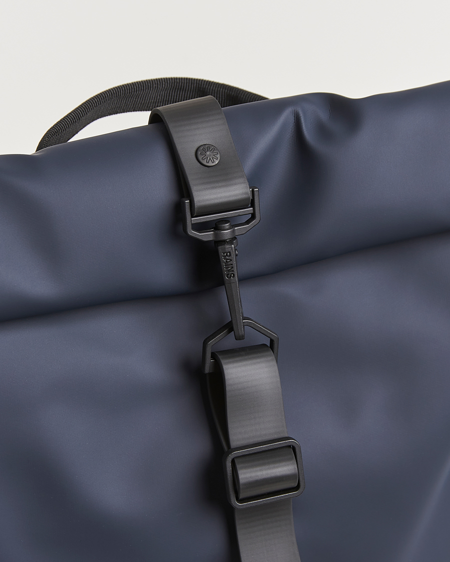 Herr | Väskor | RAINS | Rolltop Rucksack Navy