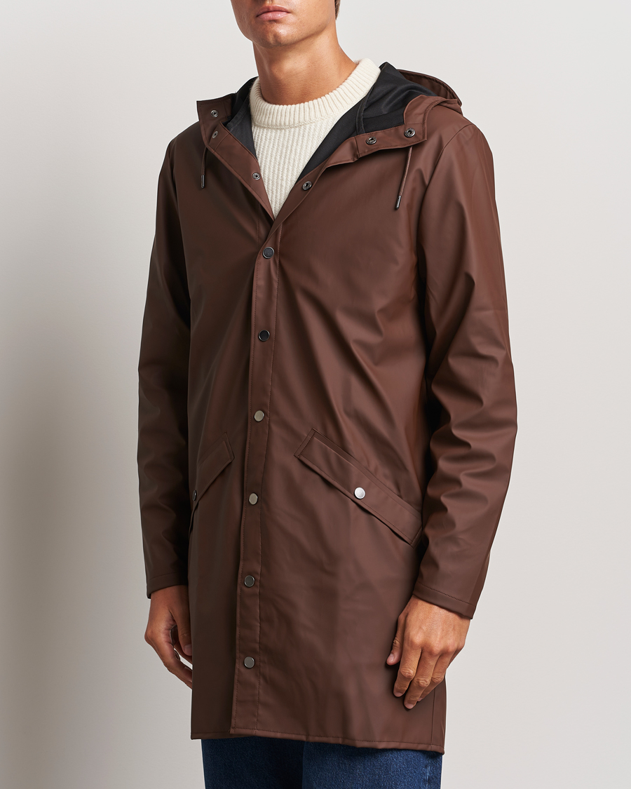 Herr | Jackor | RAINS | Long Jacket Frame Brown