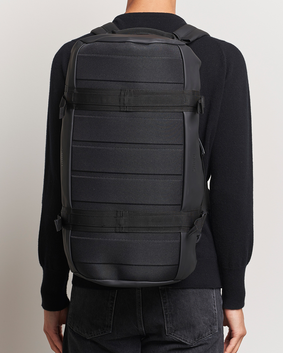 Herr | RAINS Texel Small Duffel Bag Black | RAINS | Texel Small Duffel Bag Black