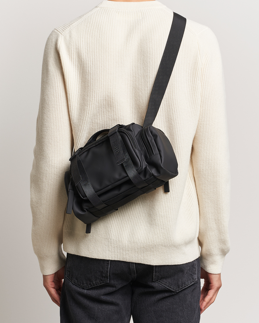 Herr | RAINS Trail Crossbody Bag Black | RAINS | Trail Crossbody Bag Black