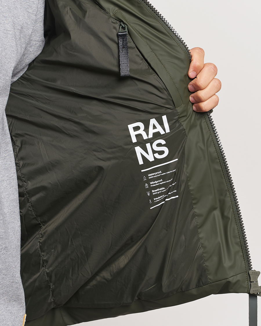 Herr | Jackor | RAINS | Alta Puffer Jacket Green