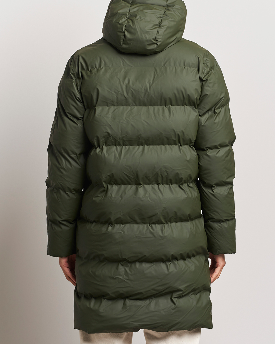 Herr | Jackor | RAINS | Alta Long Puffer Parka Green