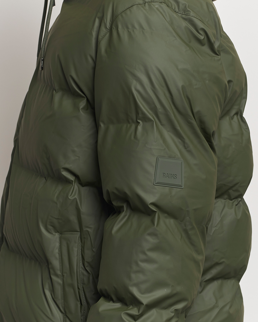 Herr | Jackor | RAINS | Alta Long Puffer Parka Green