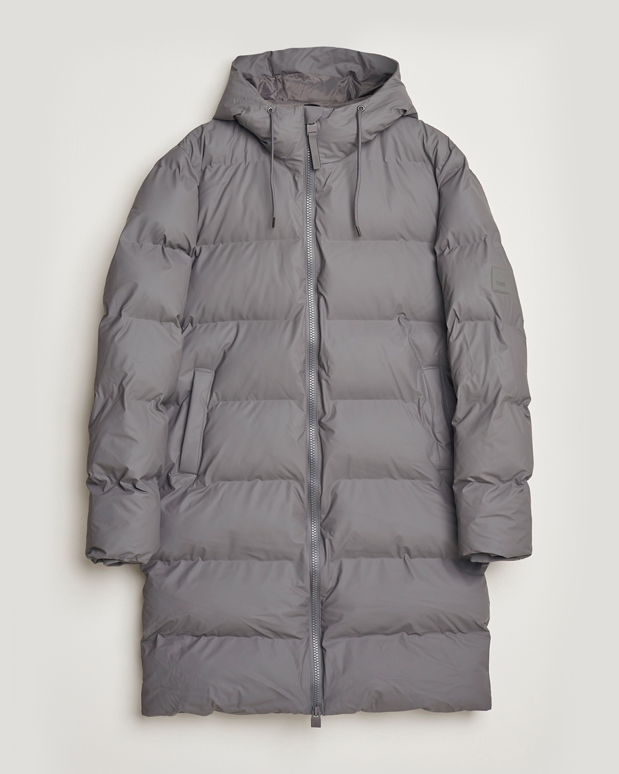 Herr | Jackor | RAINS | Alta Long Puffer Parka Grey