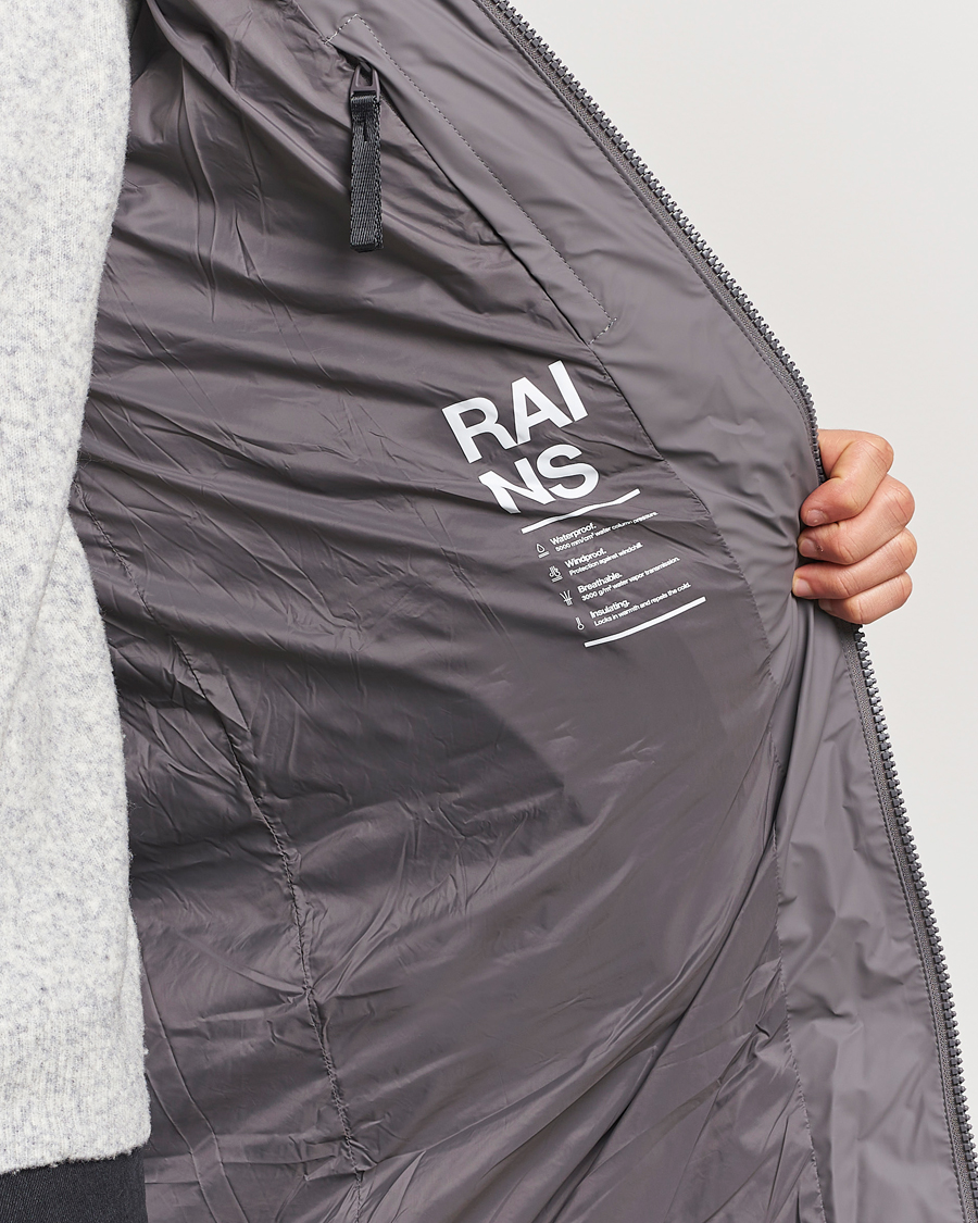Herr | Jackor | RAINS | Alta Long Puffer Parka Grey