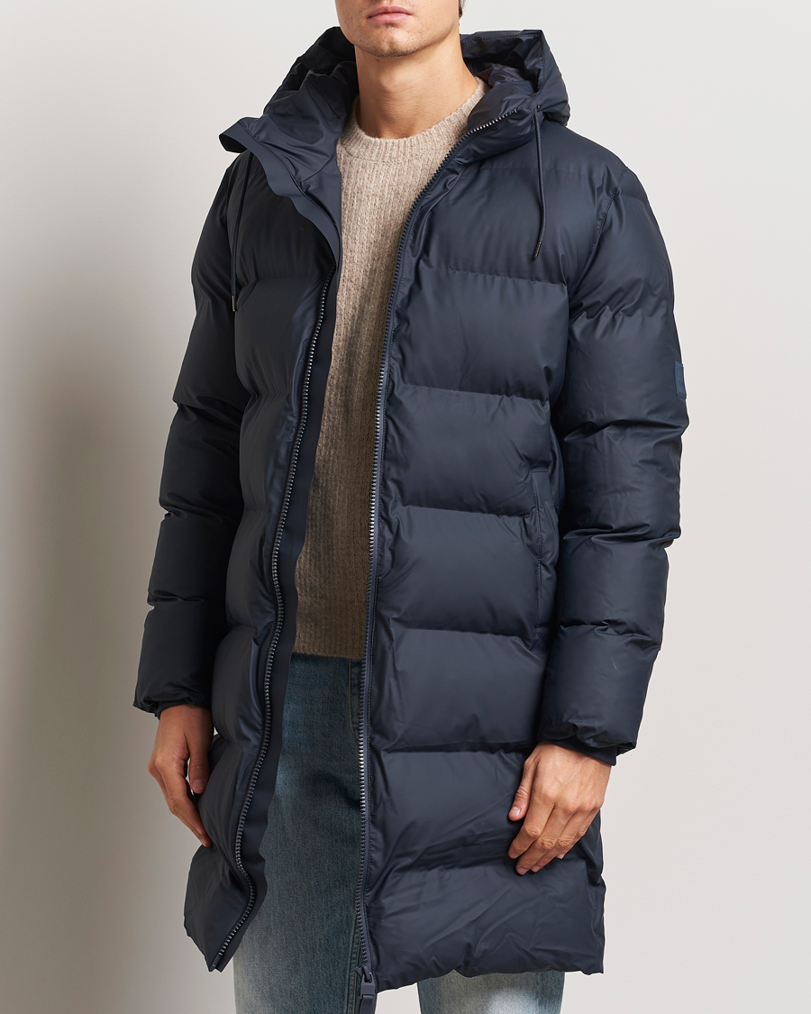 Herr | Jackor | RAINS | Alta Long Puffer Parka Navy