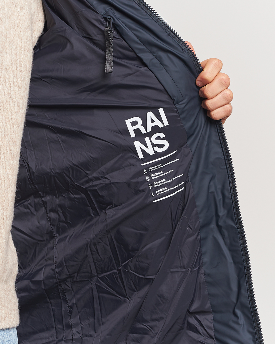 Herr | Jackor | RAINS | Alta Long Puffer Parka Navy