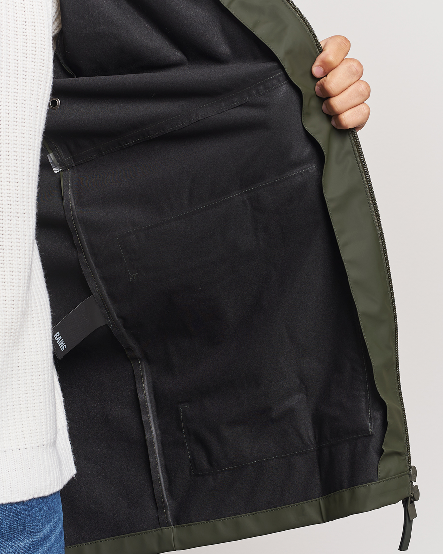 Herr | Jackor | RAINS | Cargo Long Jacket Green