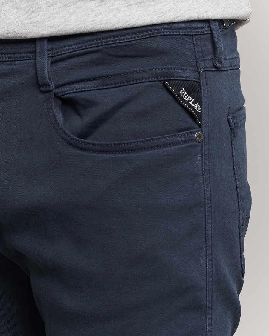 Herr | Byxor | Replay | Anbass Hyperflex X.Lite 5-Pocket Pants Navy