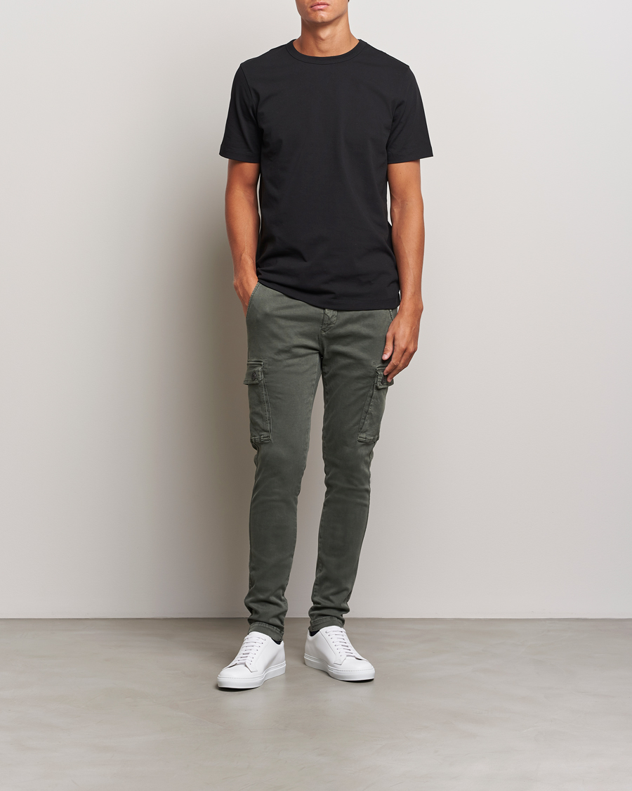 Herr | Byxor | Replay | Jaan Hyperflex Cargo Pants Dark Green