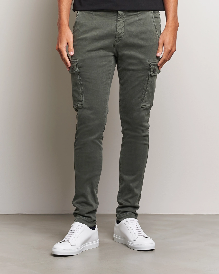 Herr | Byxor | Replay | Jaan Hyperflex Cargo Pants Dark Green