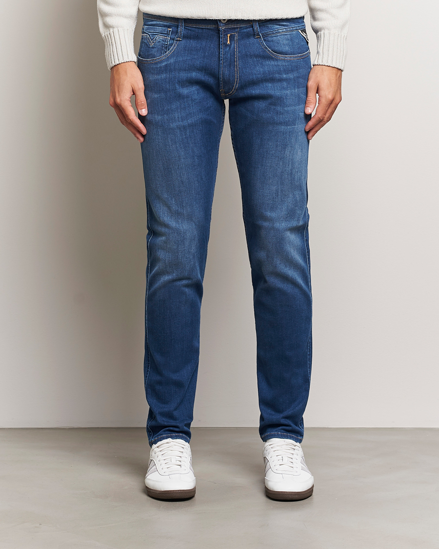 Herr | Jeans | Replay | Anbass Powerstretch Jeans Medium Blue