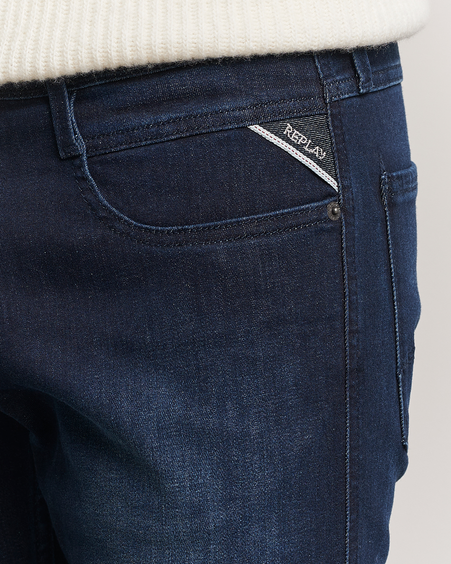 Herr | Jeans | Replay | Anbass Powerstretch Jeans Dark Indigo